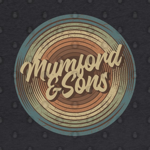 Mumford & Sons Vintage Vinyl by musiconspiracy